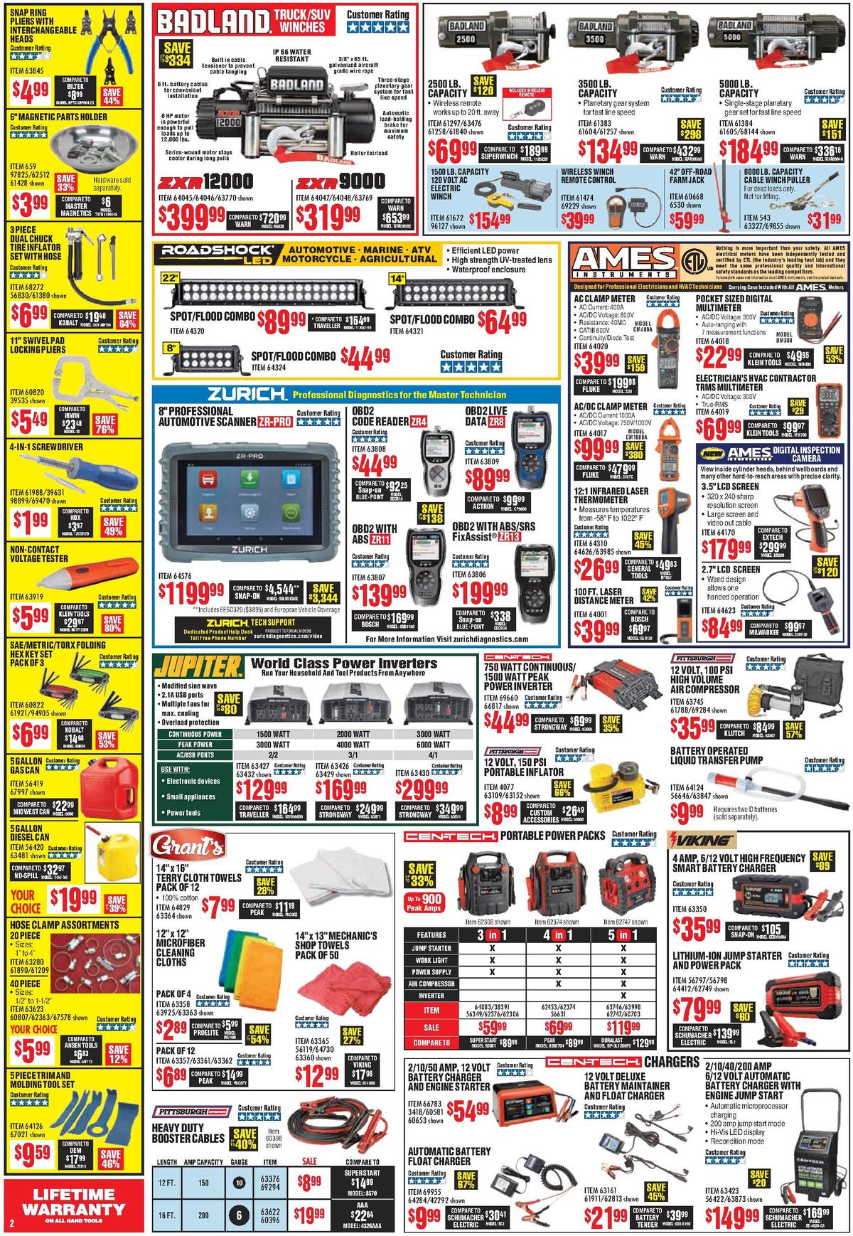 Harbor Freight Tools Weekly Ad from September 1