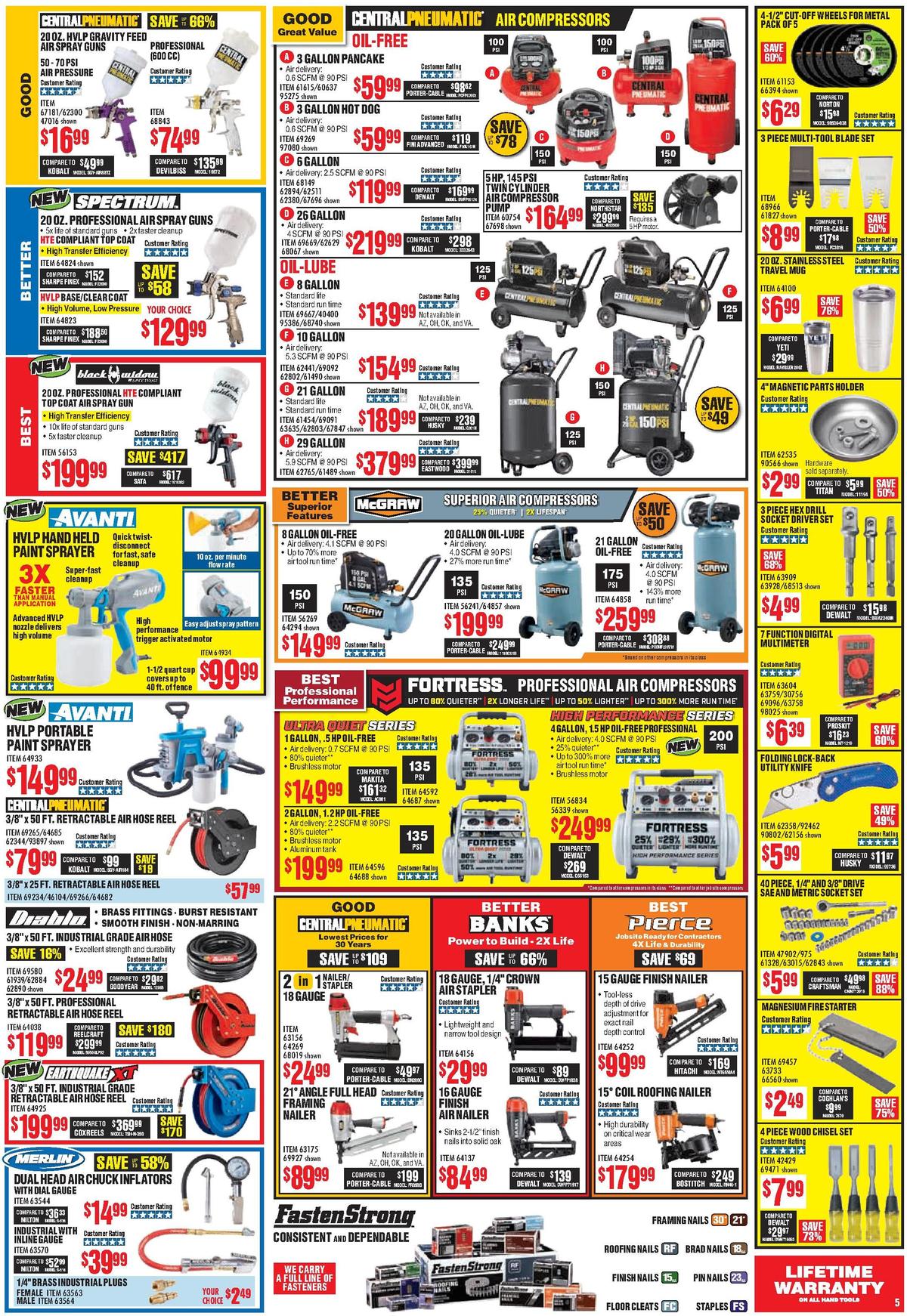 Harbor Freight Tools Weekly Ad from September 1