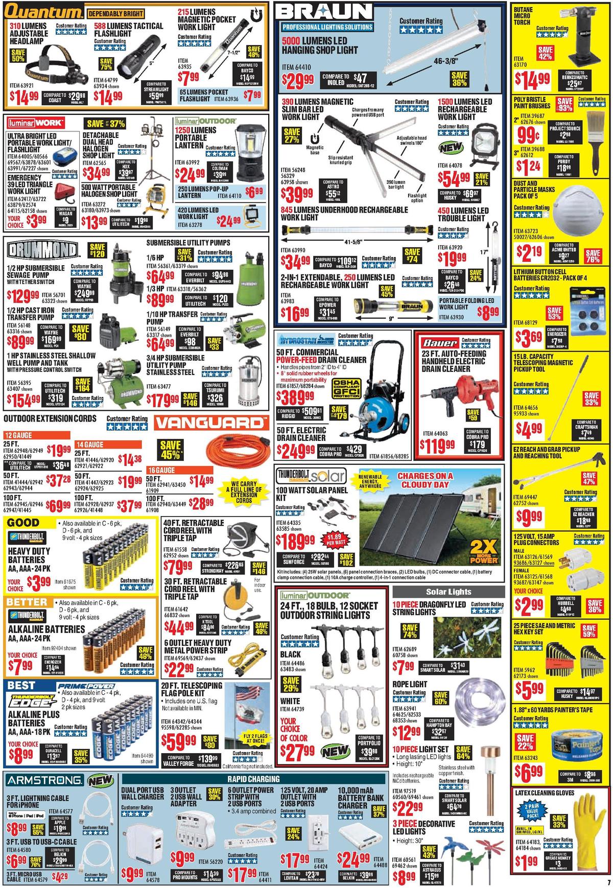 Harbor Freight Tools Weekly Ad from September 1