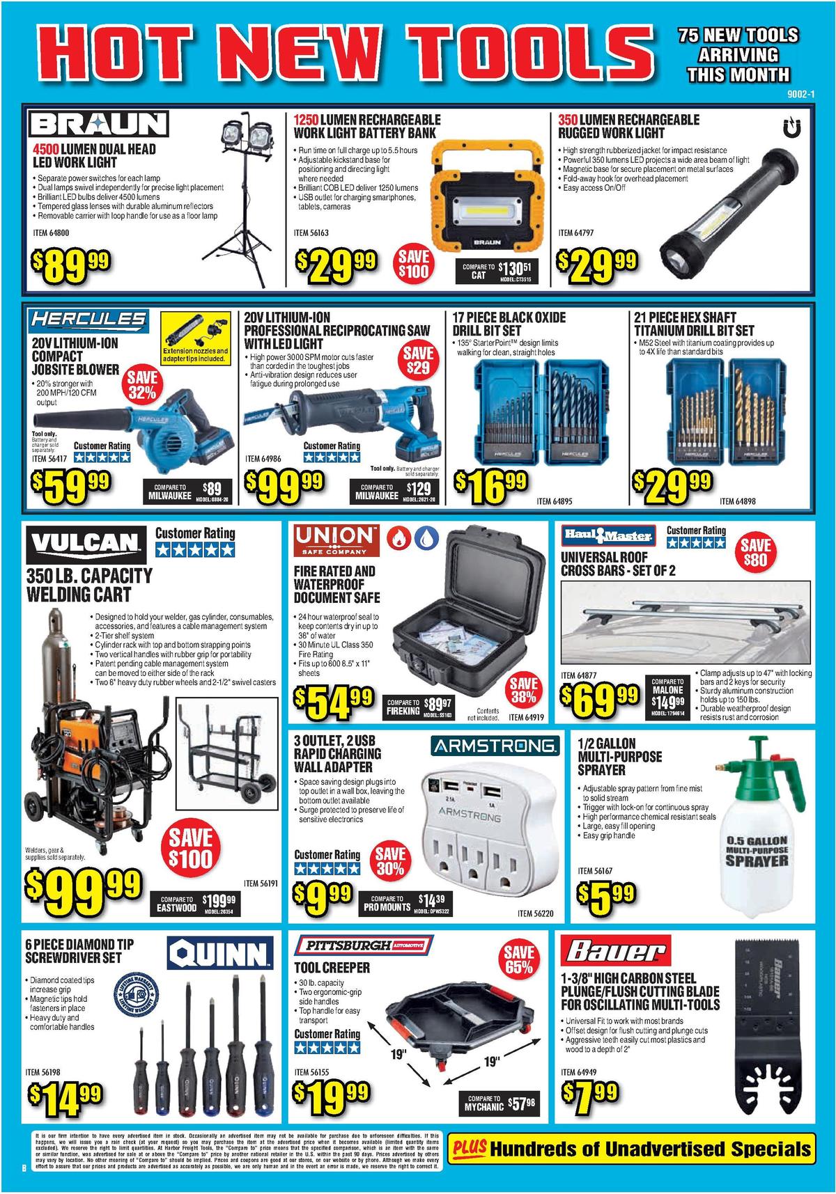 Harbor Freight Tools Weekly Ad from October 1