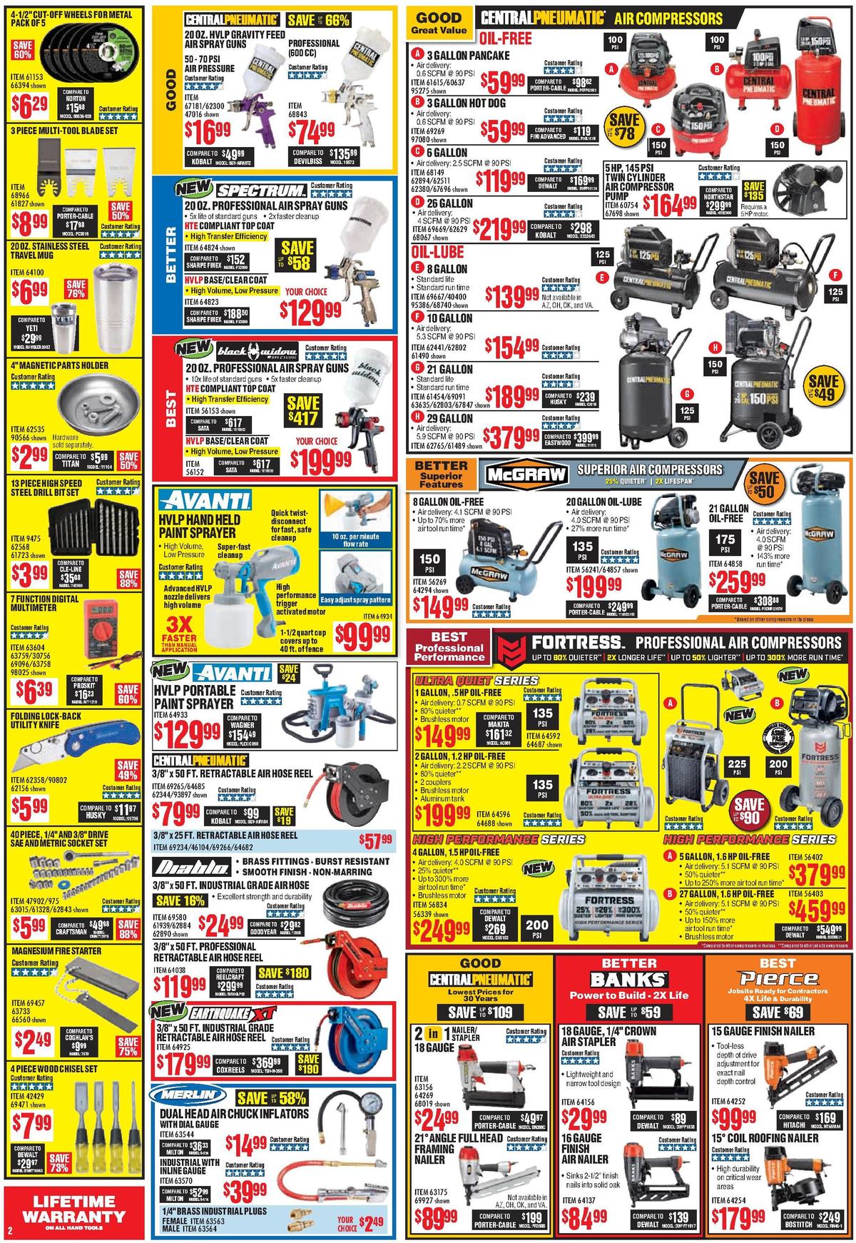 Harbor Freight Tools Weekly Ad from October 1