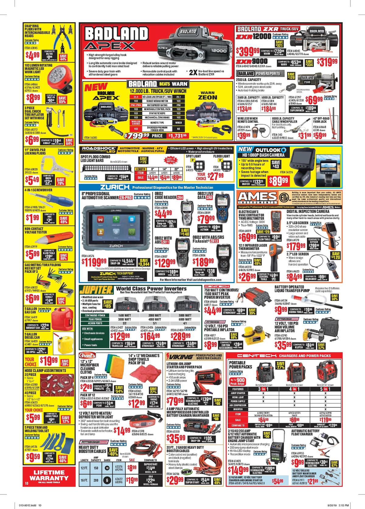 Harbor Freight Tools Weekly Ad from November 1