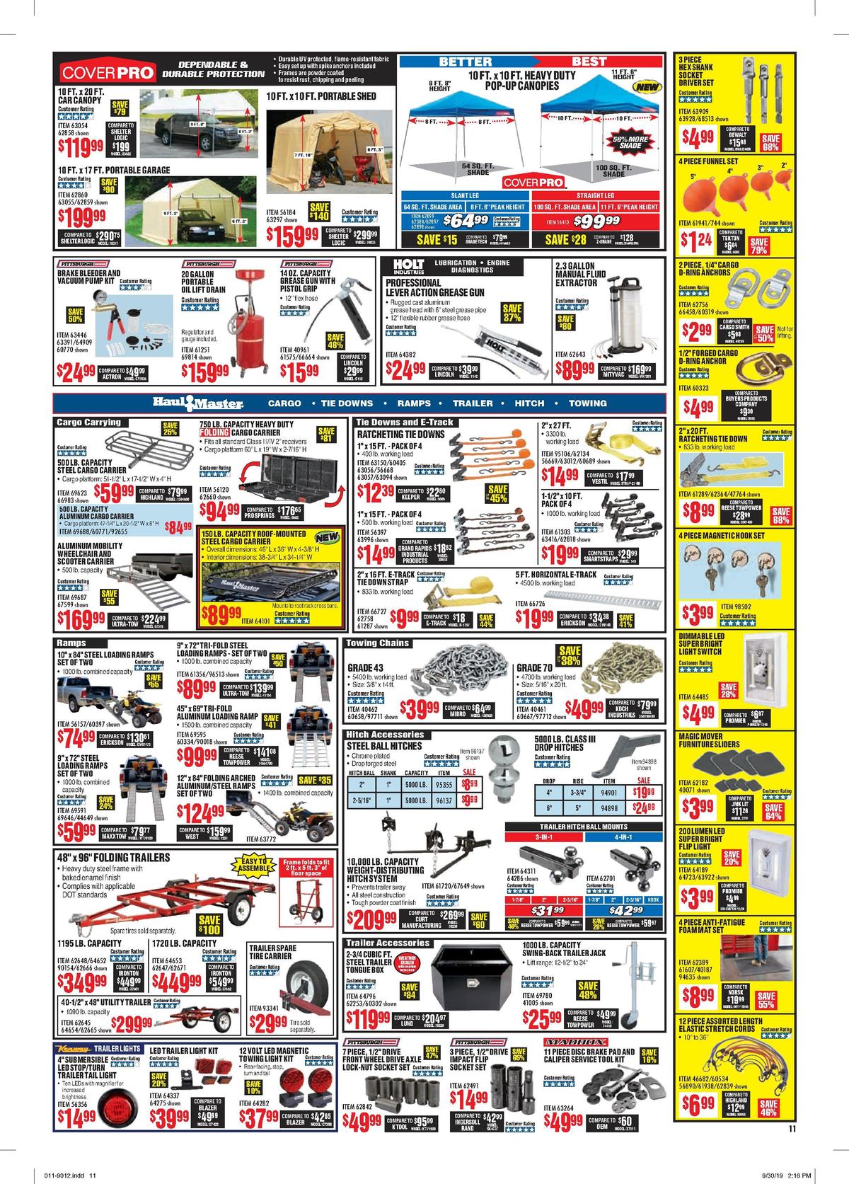 Harbor Freight Tools Weekly Ad from November 1
