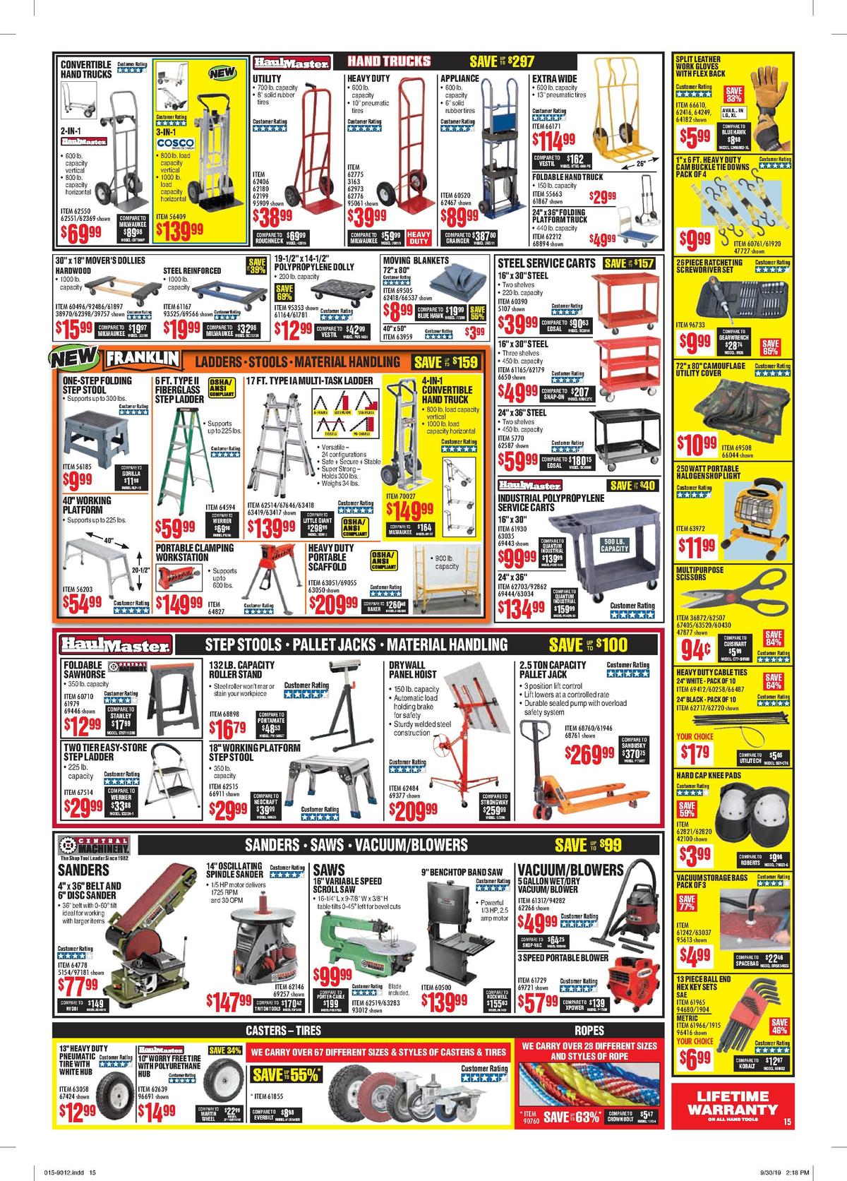 Harbor Freight Tools Weekly Ad from November 1