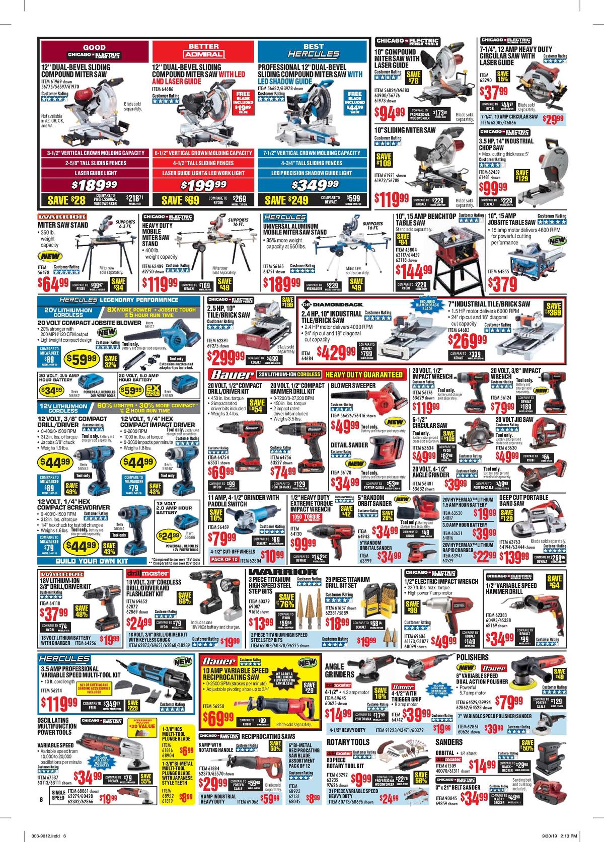 Harbor Freight Tools Weekly Ad from November 1