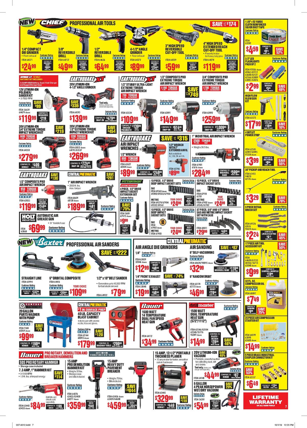 Harbor Freight Tools Weekly Ad from November 1
