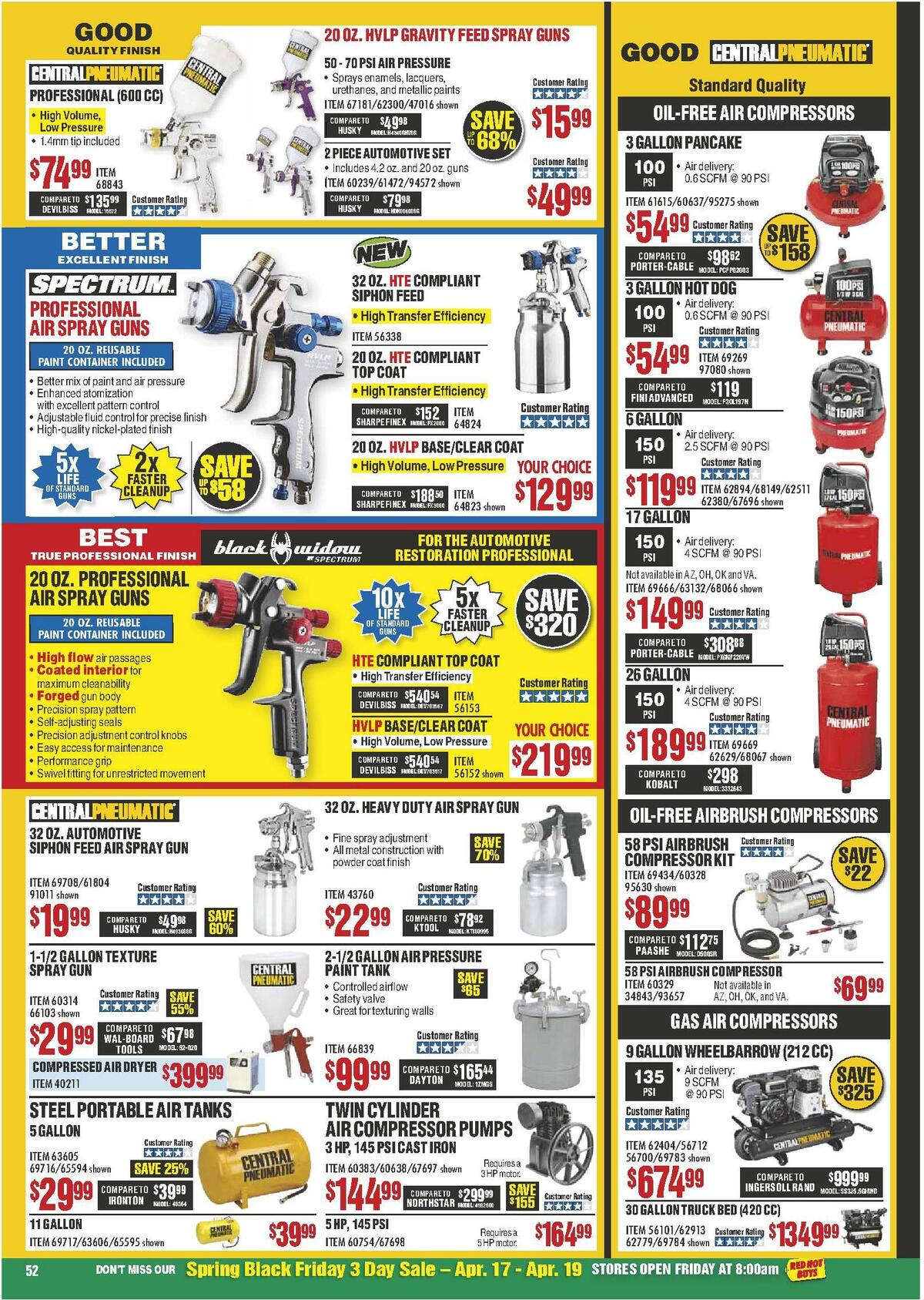 Harbor Freight Tools Weekly Ad from April 1
