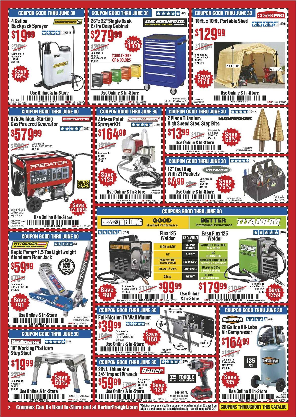 Harbor Freight Tools Weekly Ad from May 1