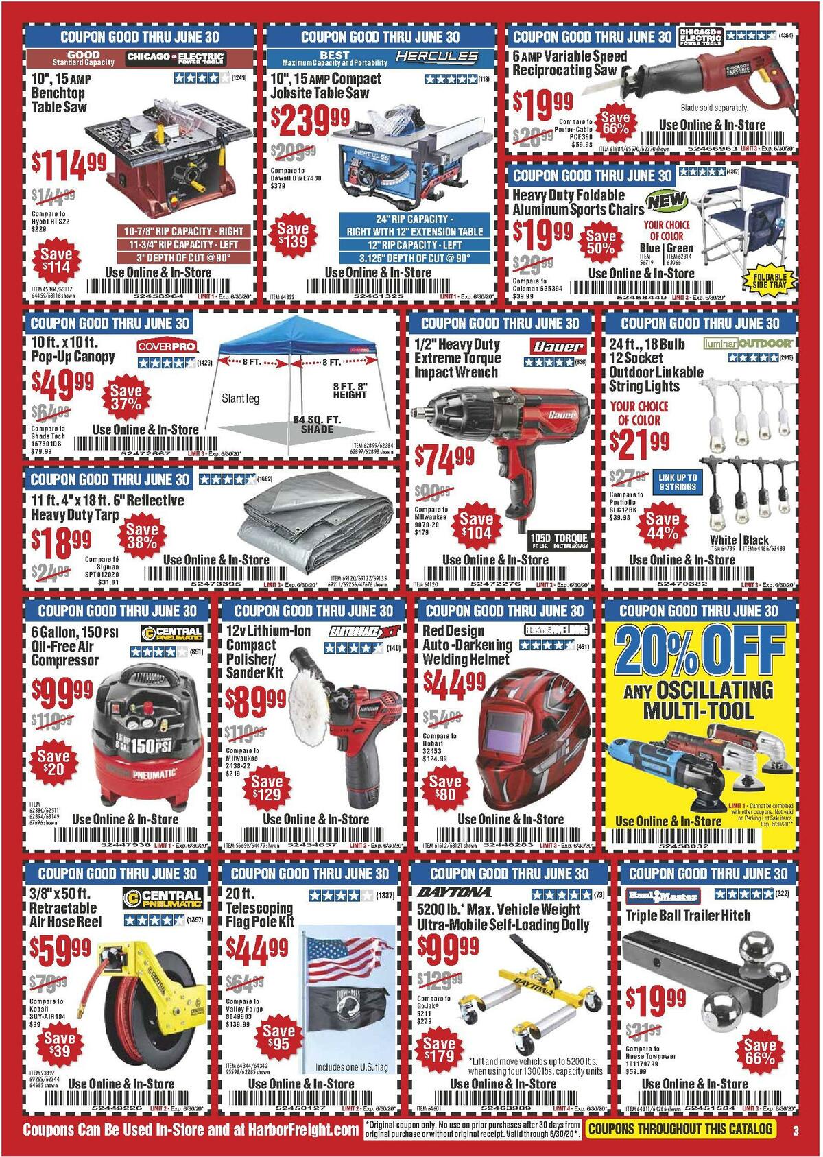 Harbor Freight Tools Weekly Ad from May 1