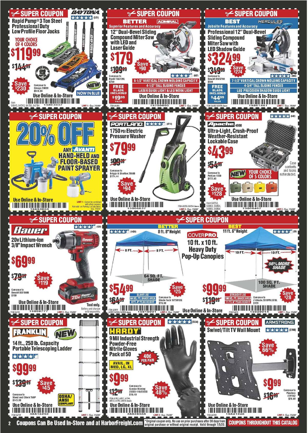 Harbor Freight Tools Weekly Ad from June 1