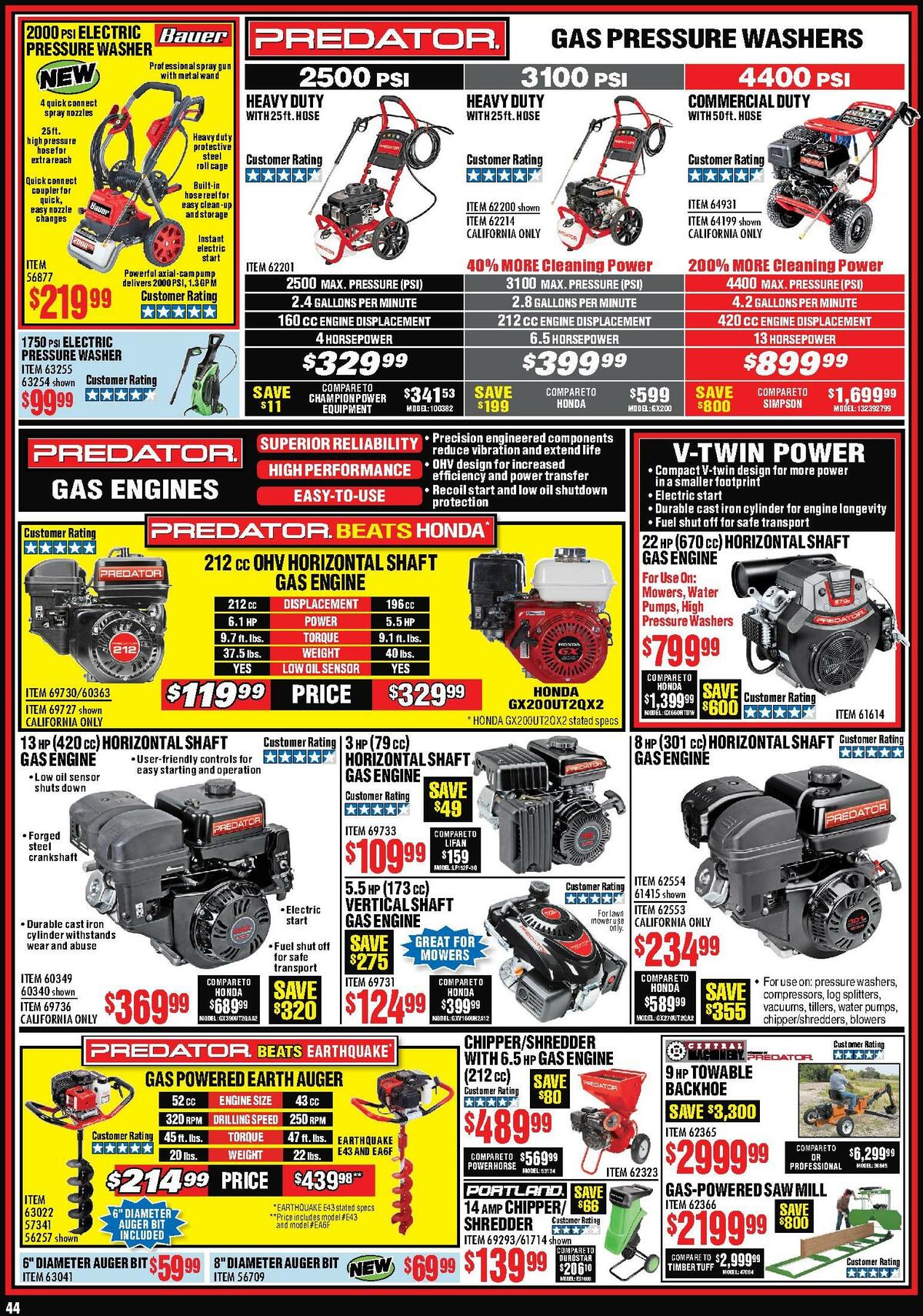 Harbor Freight Tools Weekly Ad from July 16