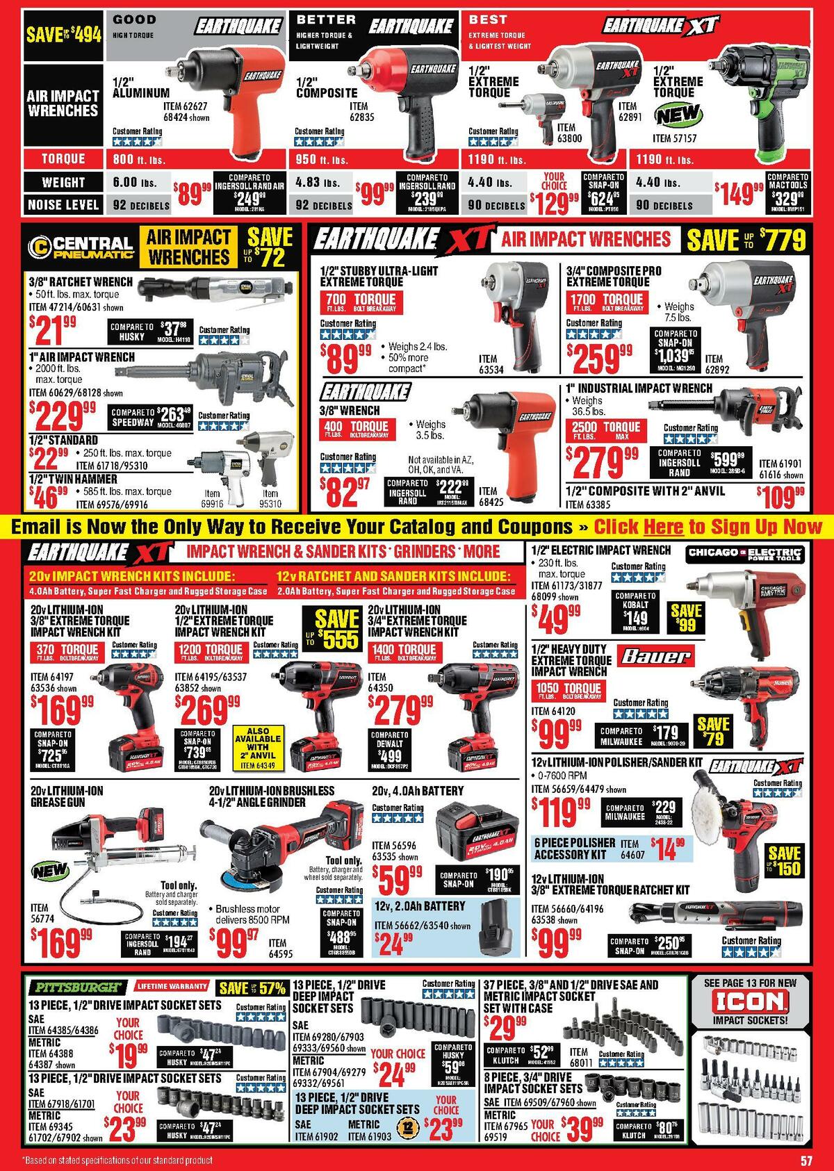 Harbor Freight Tools Weekly Ad from September 1