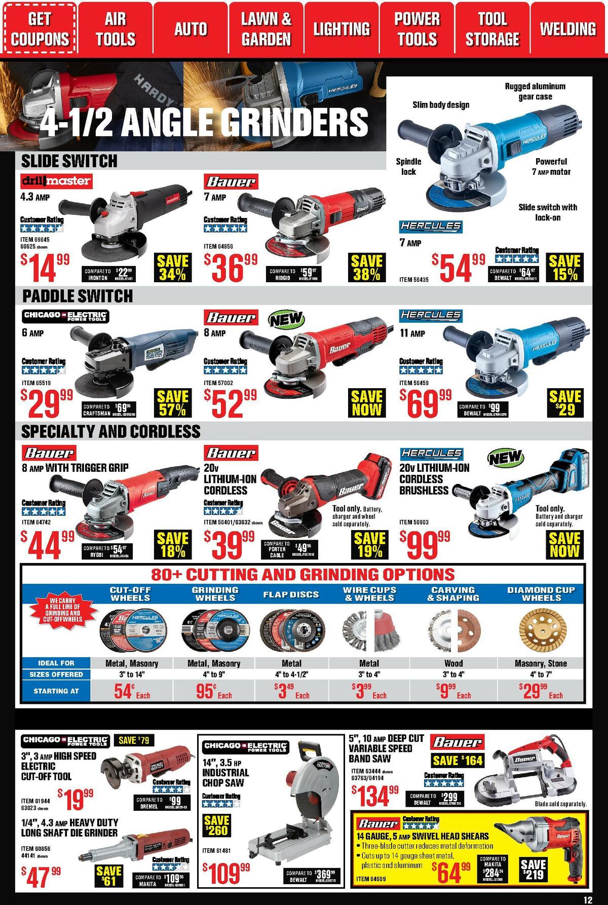 Harbor Freight Tools Weekly Ad from October 1