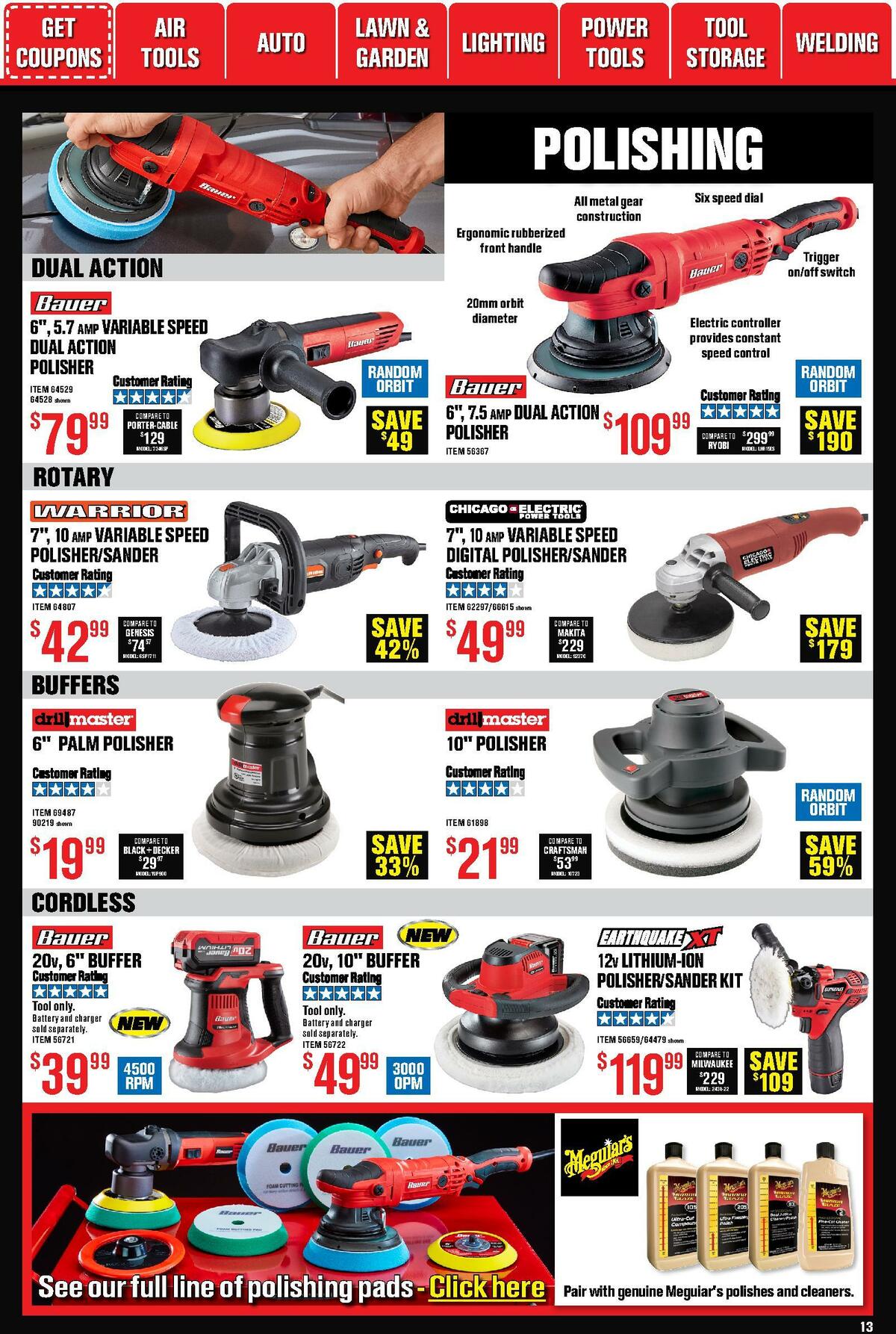 Harbor Freight Tools Weekly Ad from October 1