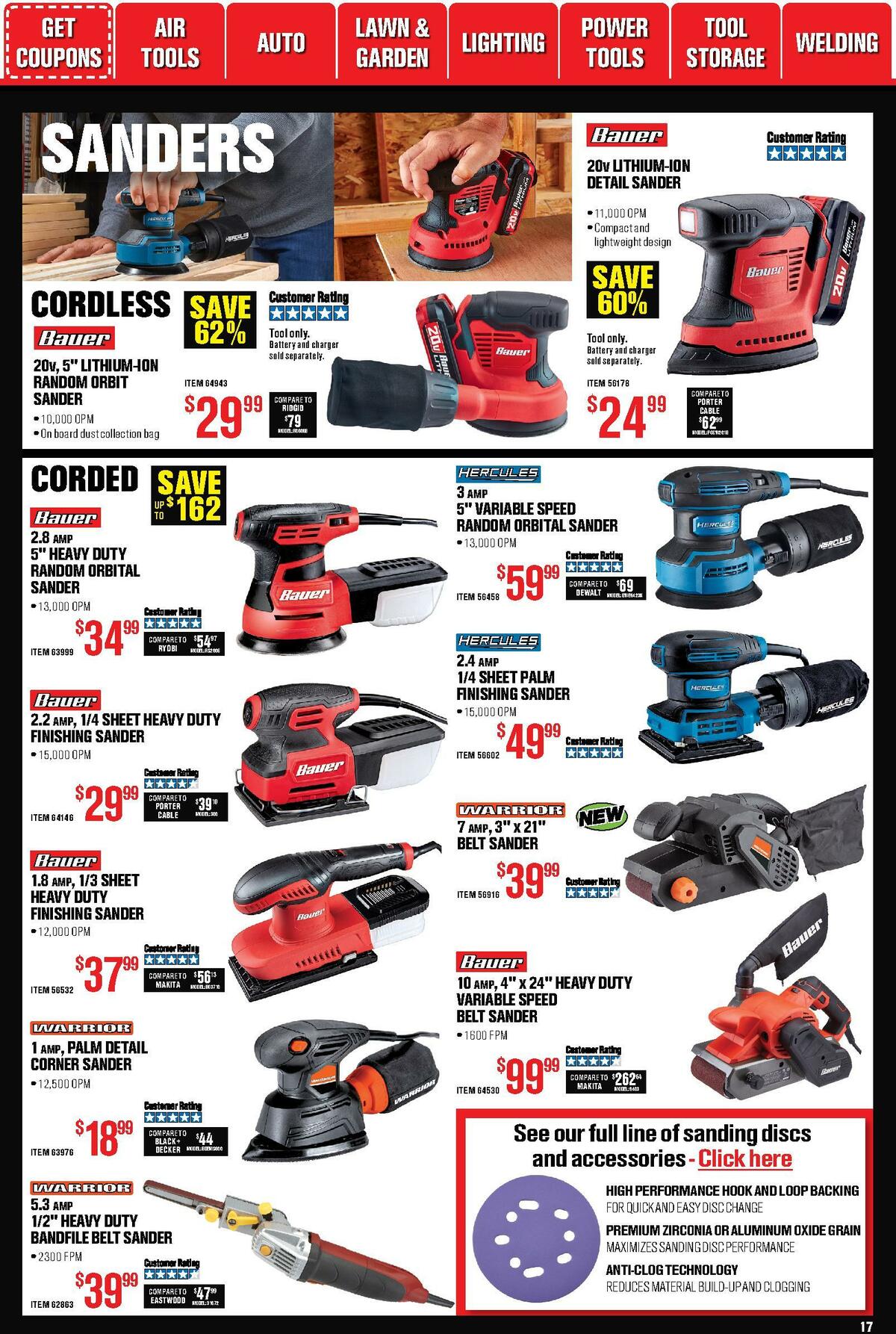 Harbor Freight Tools Weekly Ad from October 1