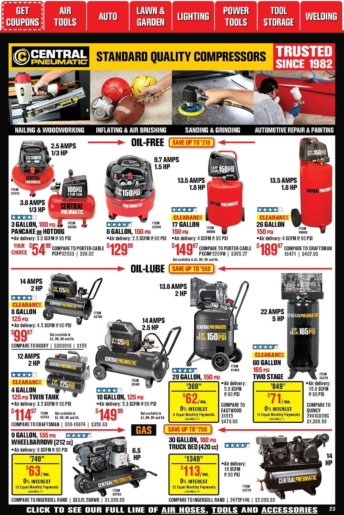 Harbor Freight Tools Weekly Ad from October 1