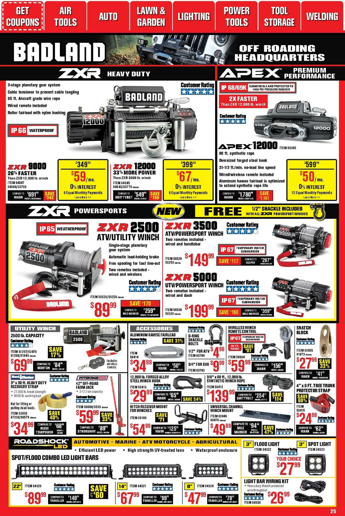 Harbor Freight Tools Weekly Ad from October 1
