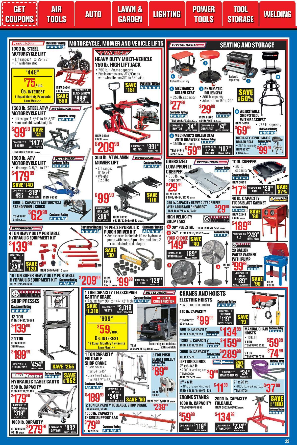 Harbor Freight Tools Weekly Ad from October 1