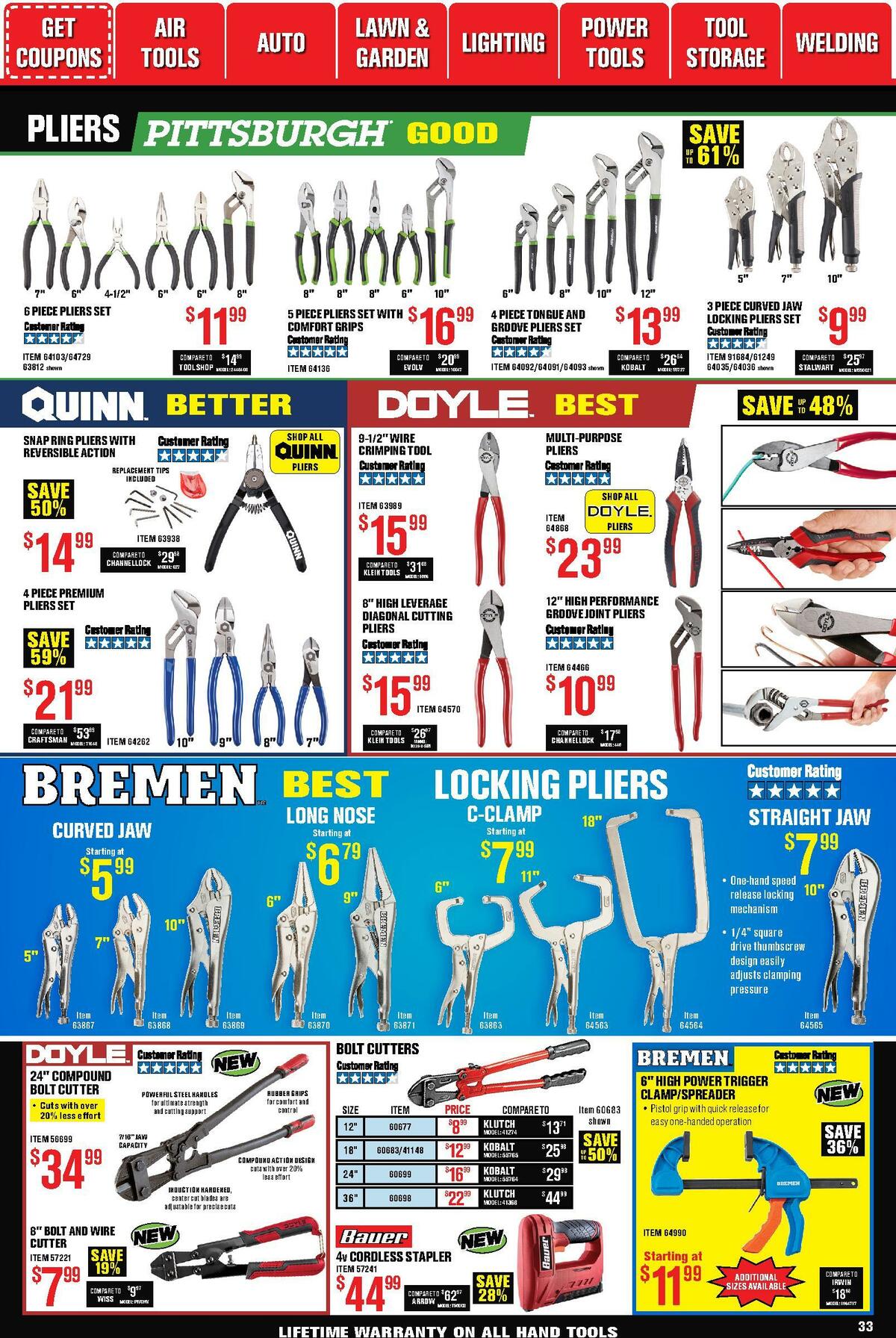 Harbor Freight Tools Weekly Ad from October 1