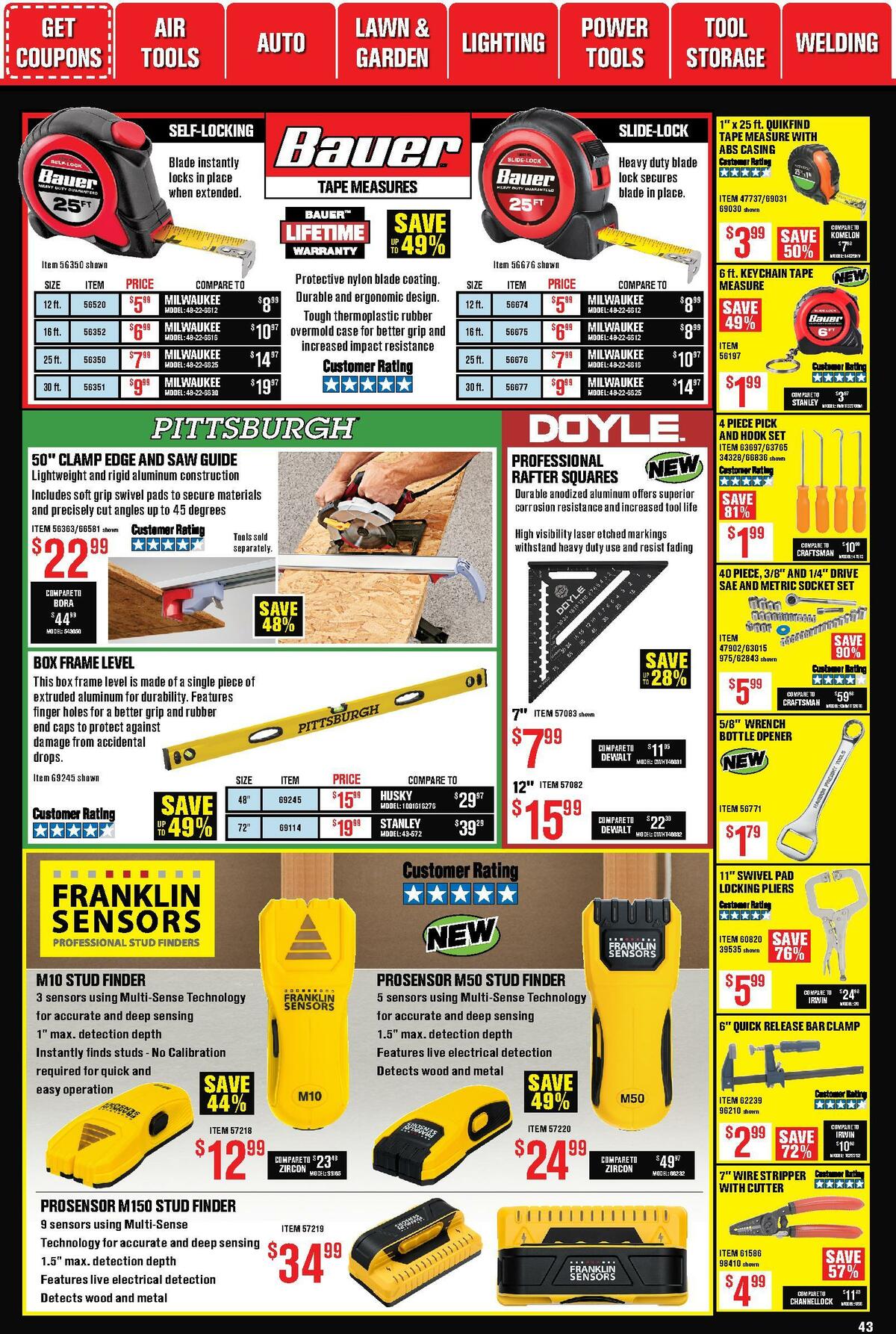 Harbor Freight Tools Weekly Ad from October 1