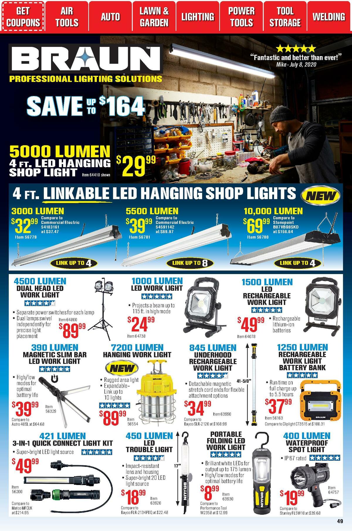 Harbor Freight Tools Weekly Ad from October 1