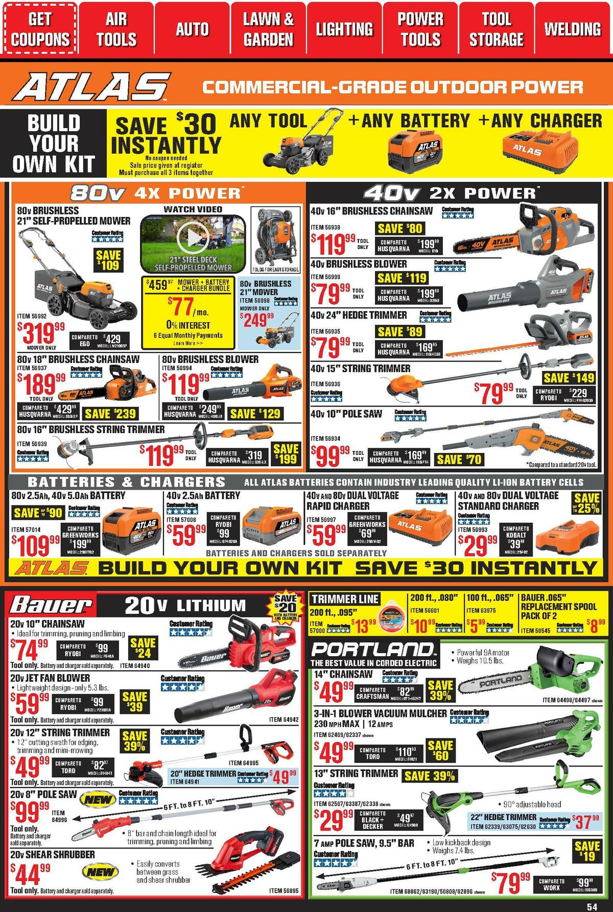 Harbor Freight Tools Weekly Ad from October 1