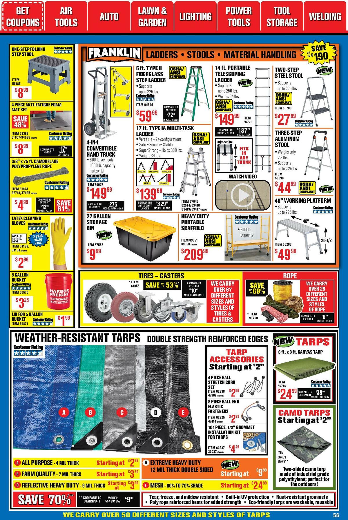 Harbor Freight Tools Weekly Ad from October 1