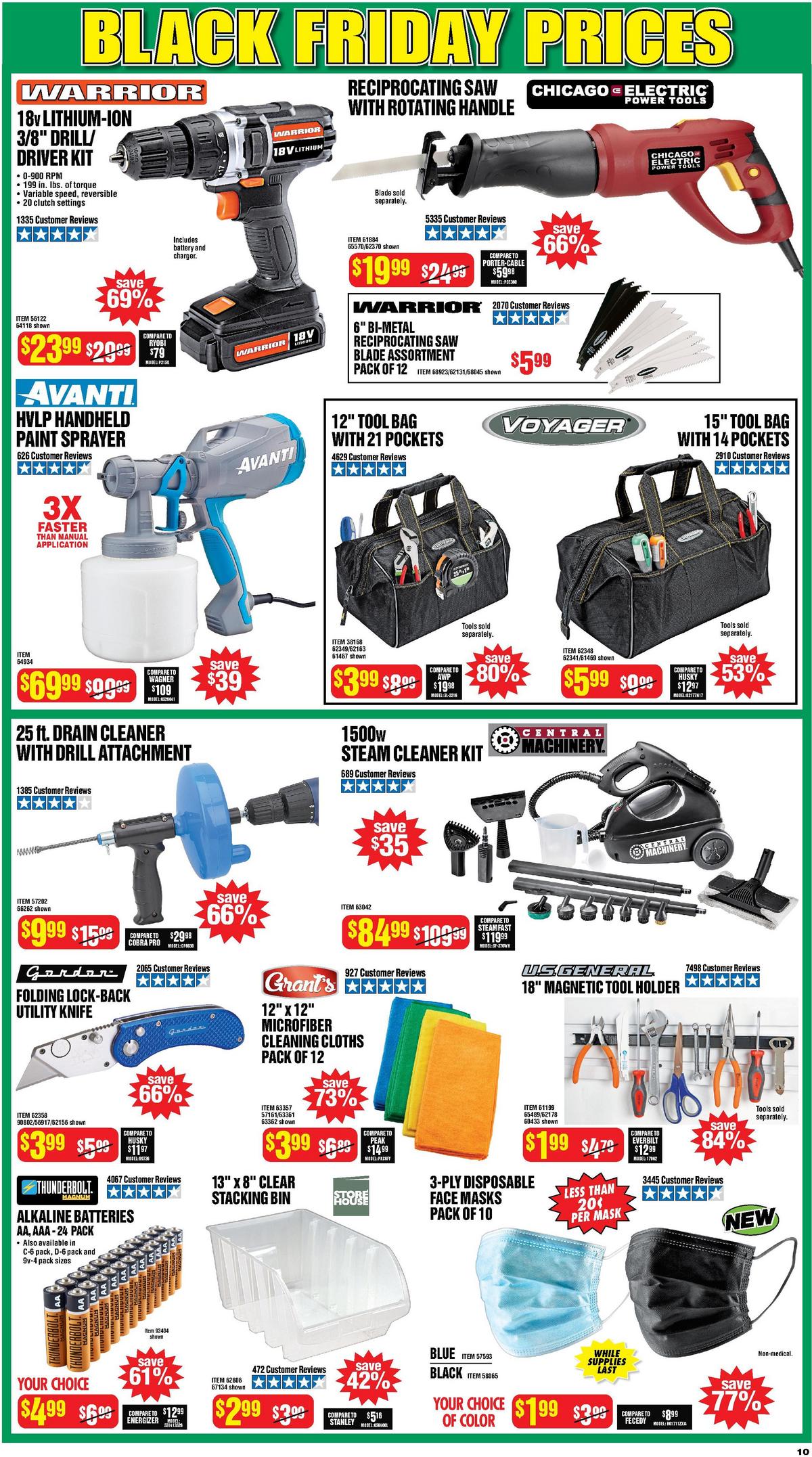 Harbor Freight Tools Black Friday Weekly Ad from November 27