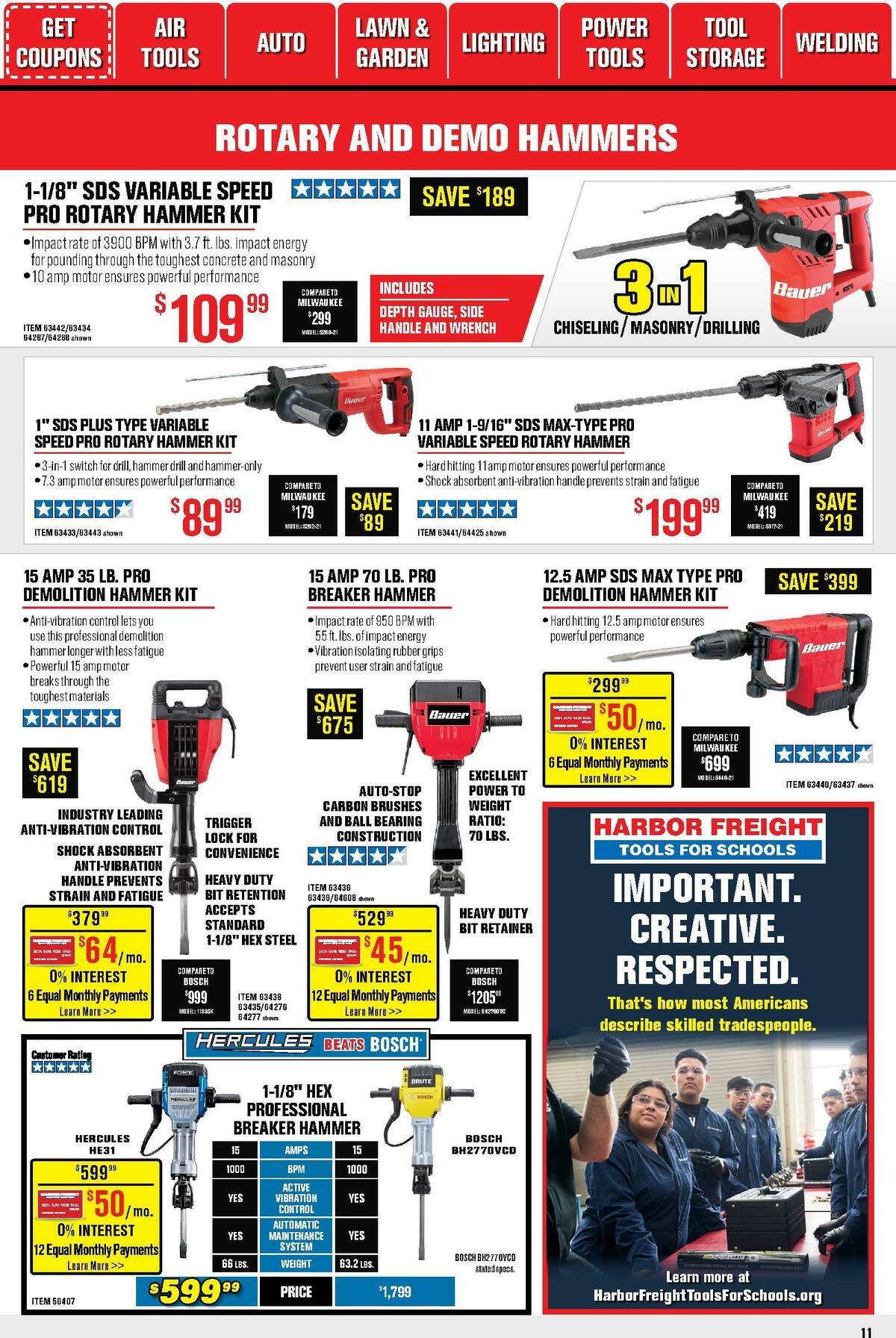 Harbor Freight Tools Weekly Ad from January 1