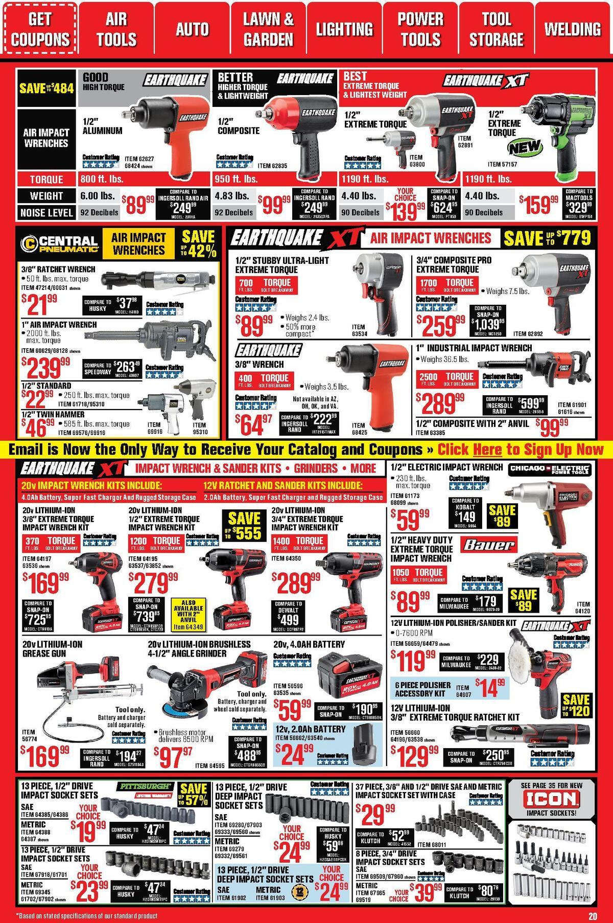 Harbor Freight Tools Weekly Ad from January 1
