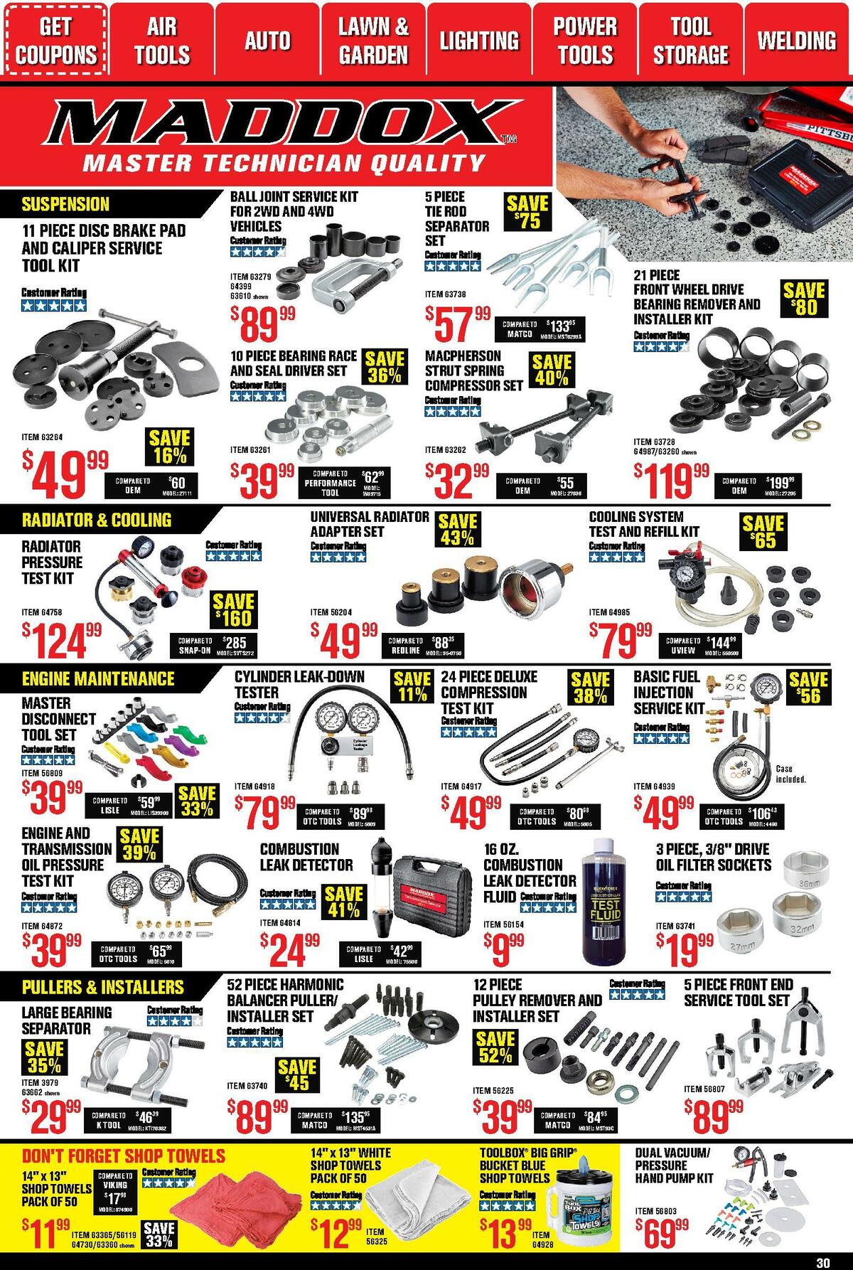Harbor Freight Tools Weekly Ad from January 1