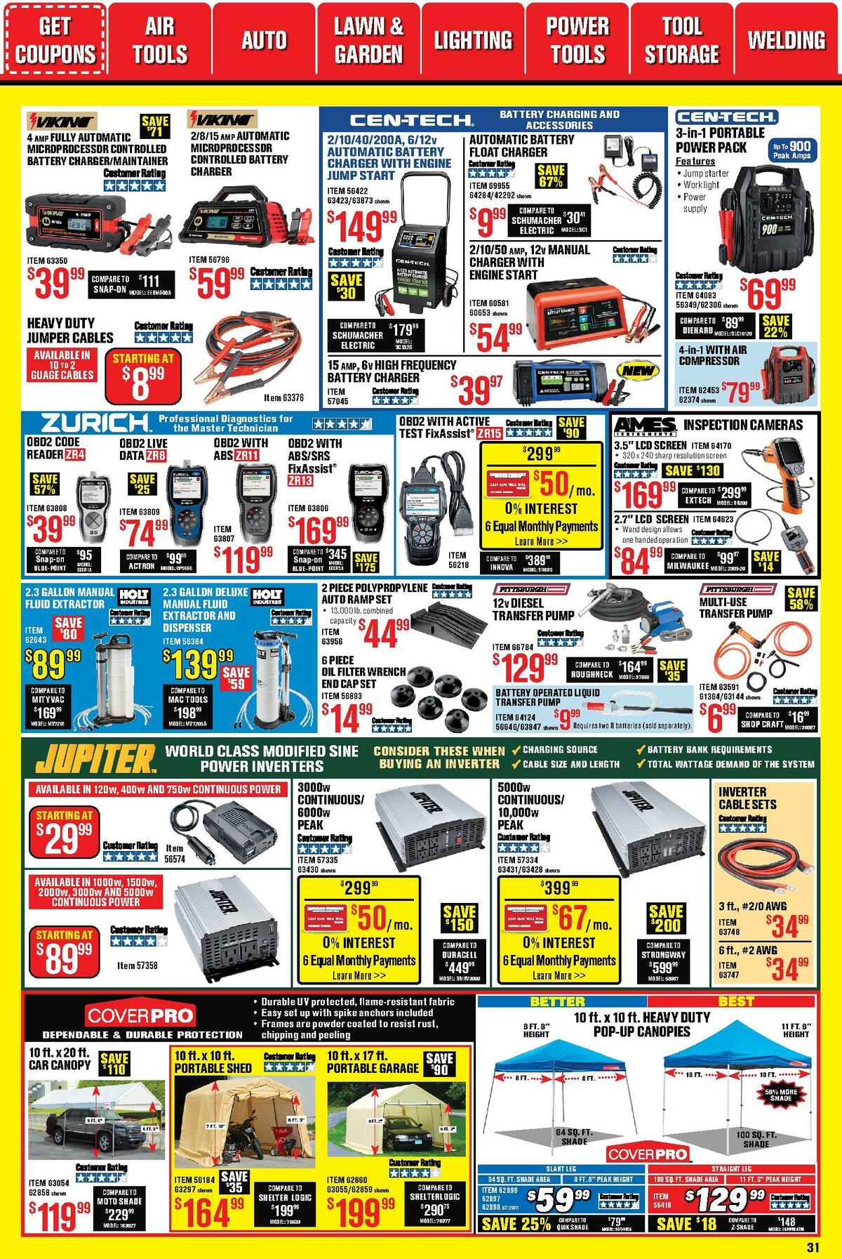 Harbor Freight Tools Weekly Ad from January 1