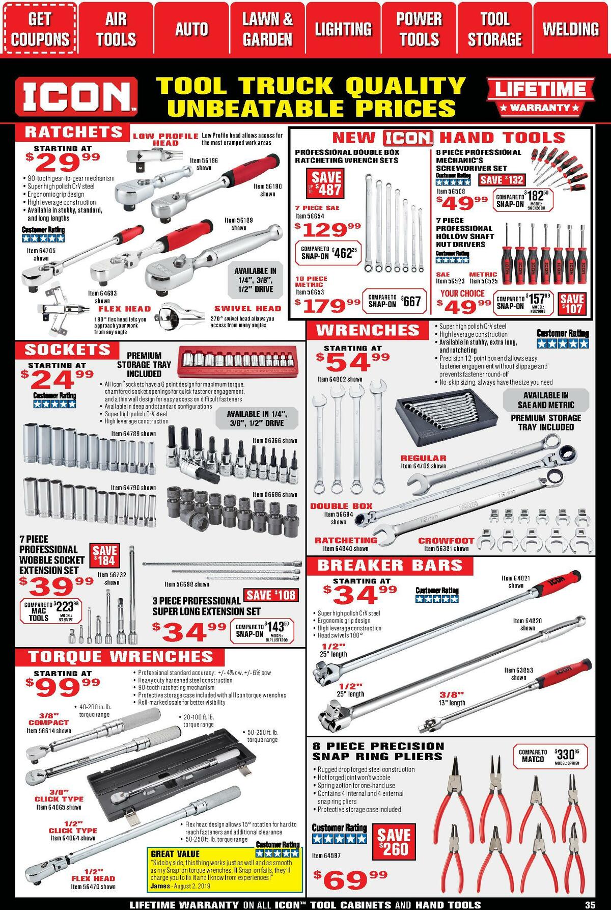 Harbor Freight Tools Weekly Ad from January 1