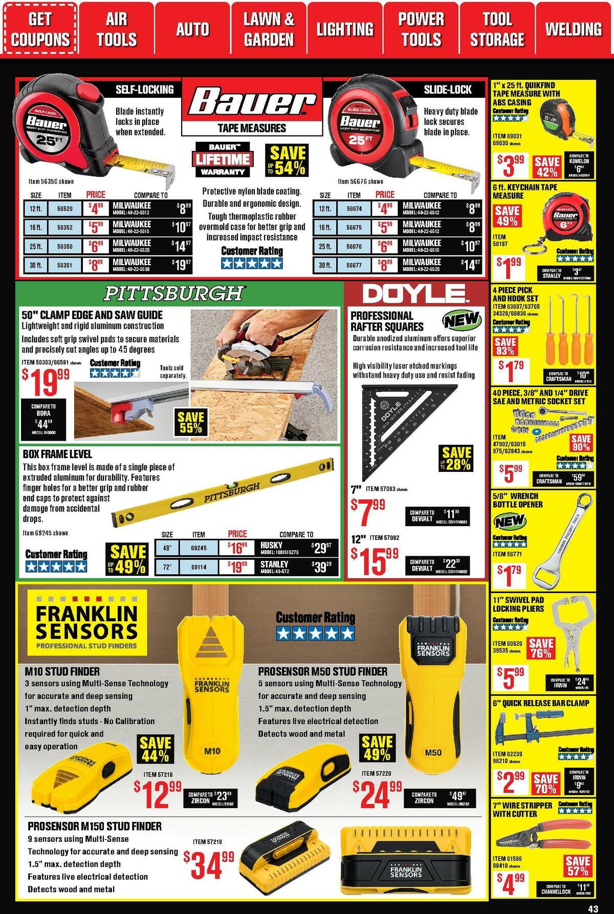 Harbor Freight Tools Weekly Ad from January 1