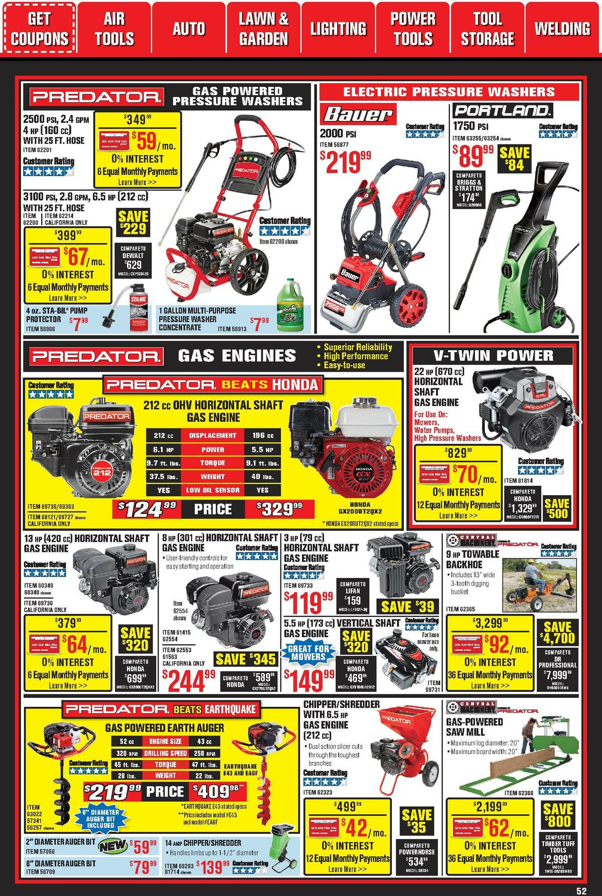 Harbor Freight Tools Weekly Ad from January 1