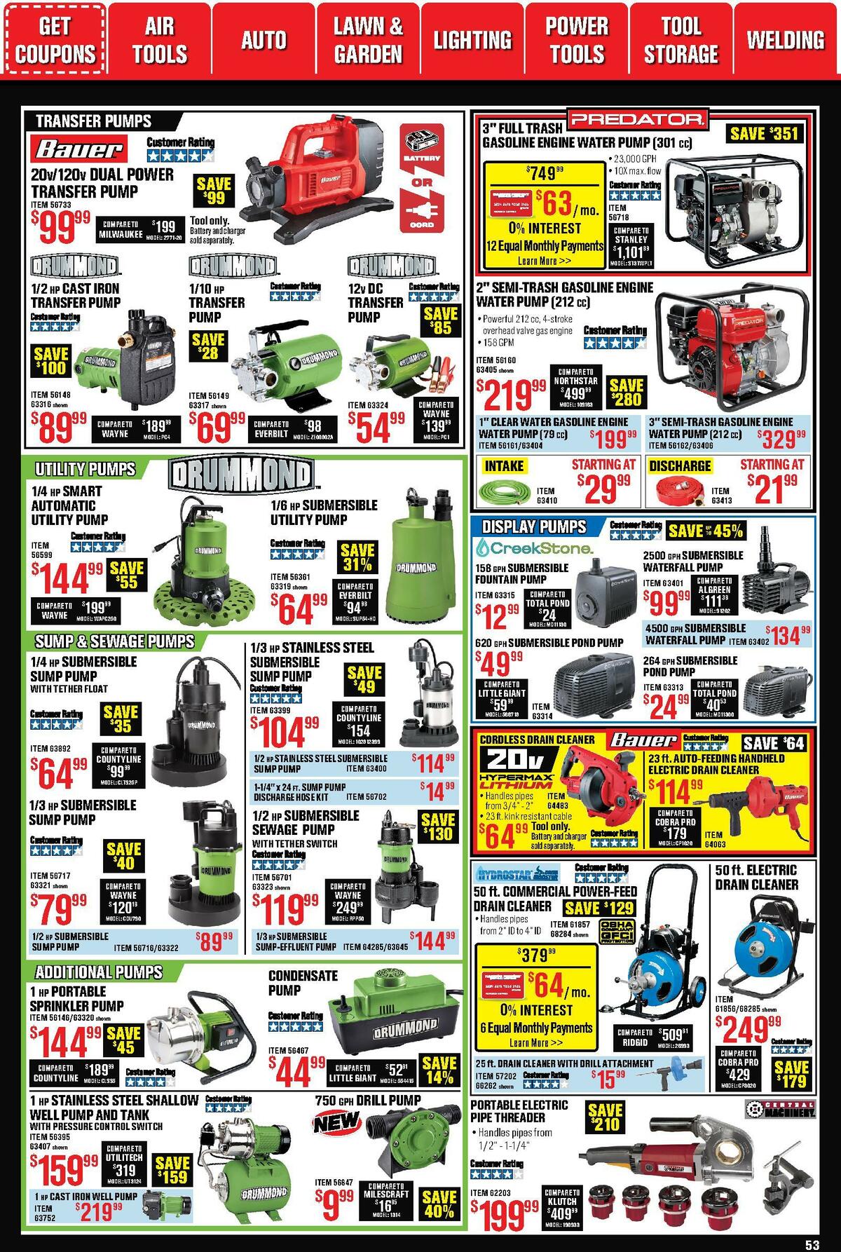 Harbor Freight Tools Weekly Ad from January 1