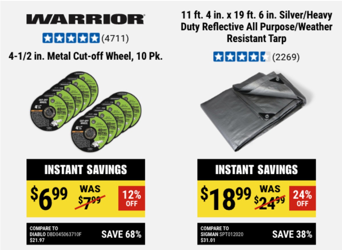 Harbor Freight Tools Weekly Ad from February 12