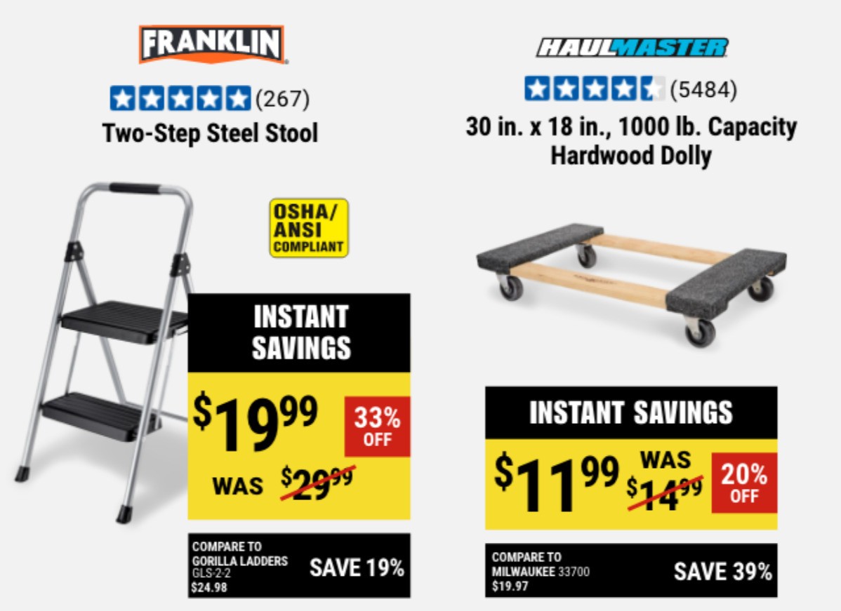 Harbor Freight Tools Weekly Ad from February 27