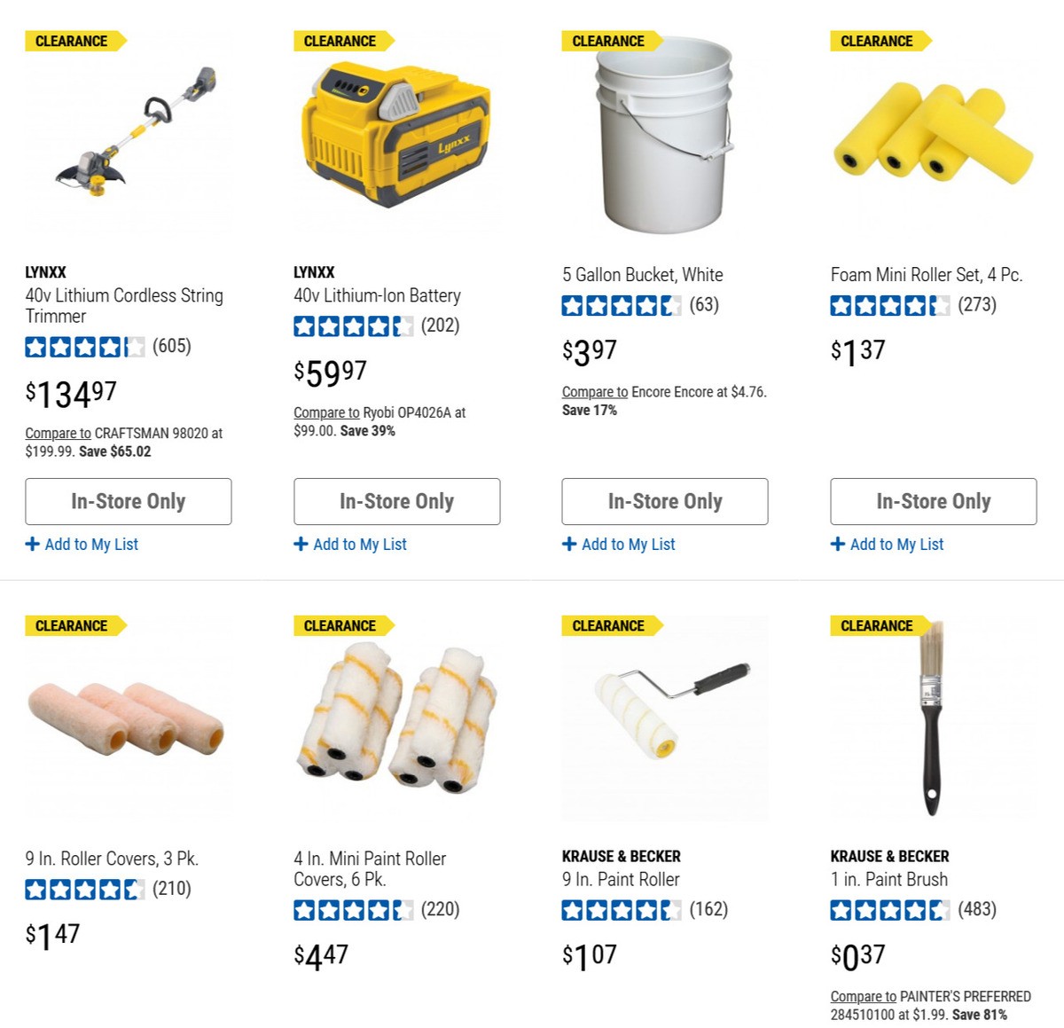 Harbor Freight Tools Closeout Specials Weekly Ad from March 8
