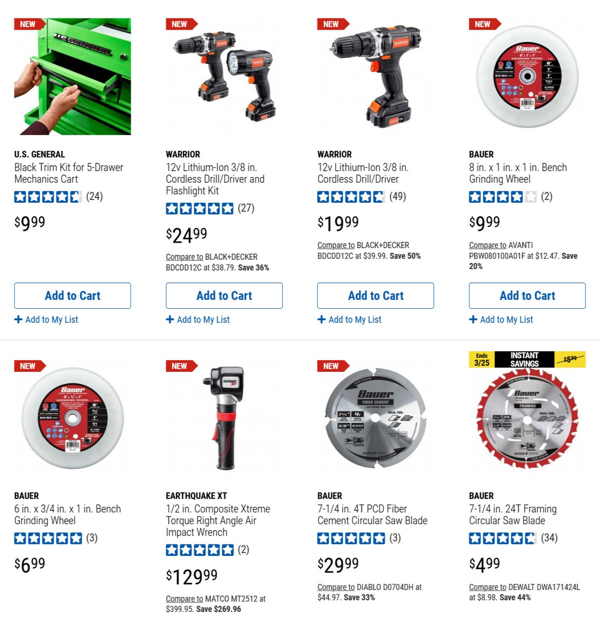 Harbor Freight Tools Weekly Ad from March 15