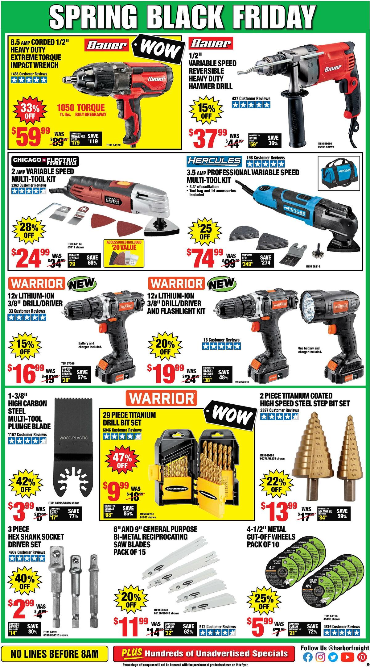 Harbor Freight Tools Weekly Ad from April 6