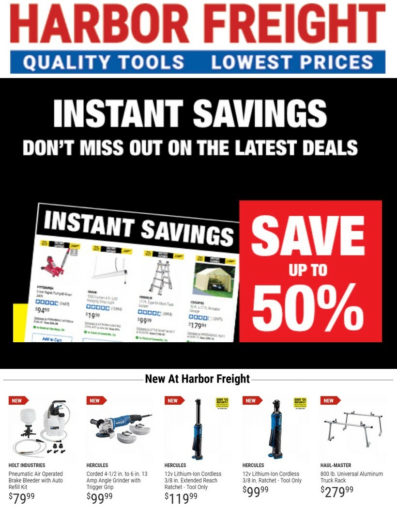 Harbor Freight Tools Weekly Ad from May 14