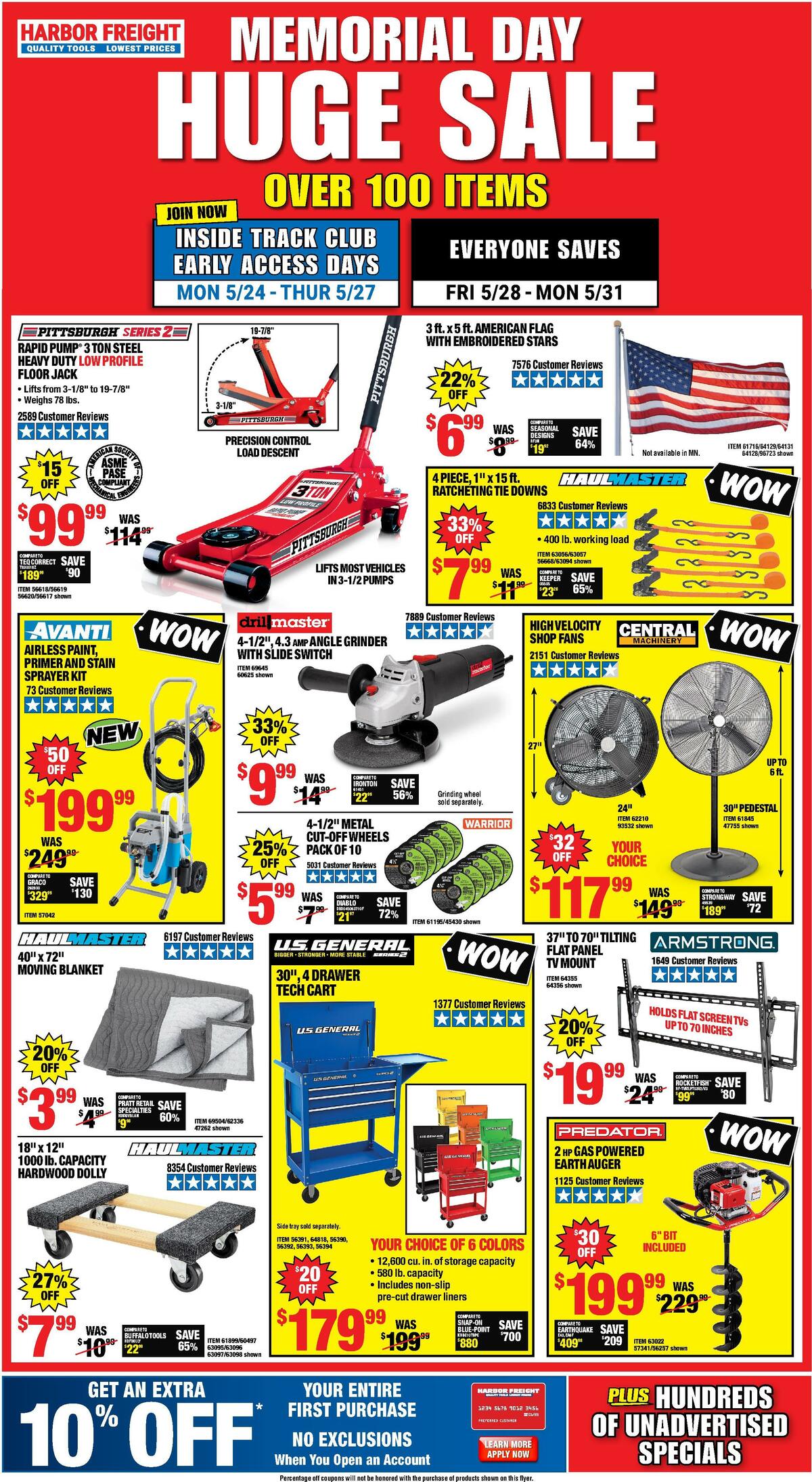 Harbor Freight Tools Weekly Ad from May 24