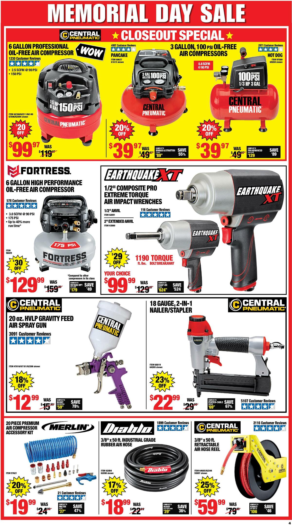 Harbor Freight Tools Weekly Ad from May 24