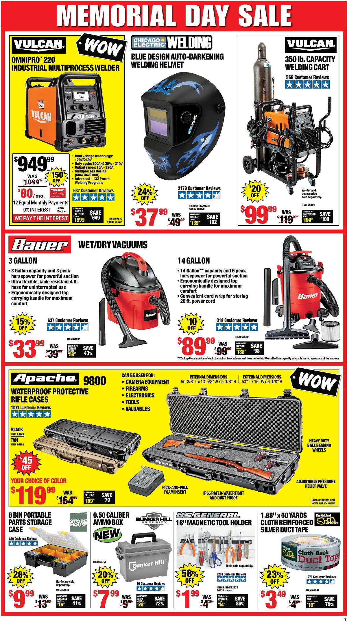 Harbor Freight Tools Weekly Ad from May 24