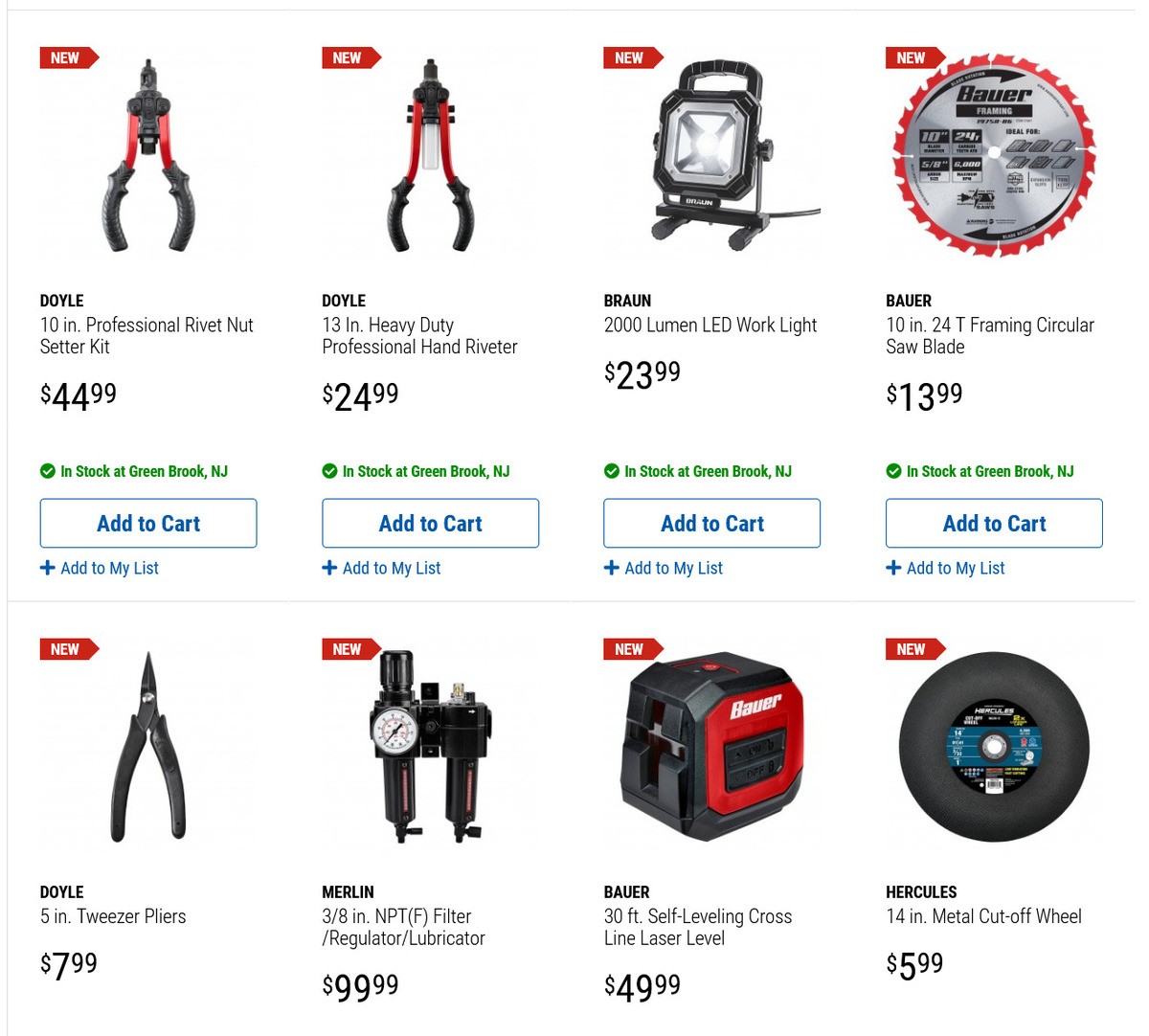 Harbor Freight Tools New Tools Weekly Ad from May 28