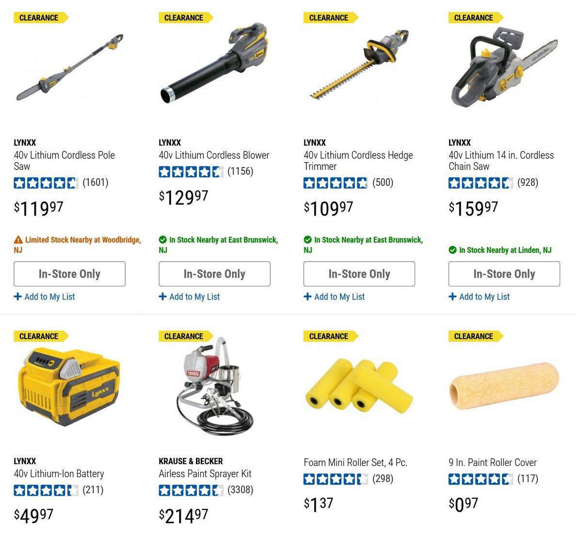 Harbor Freight Tools Clearance Weekly Ad from August 24