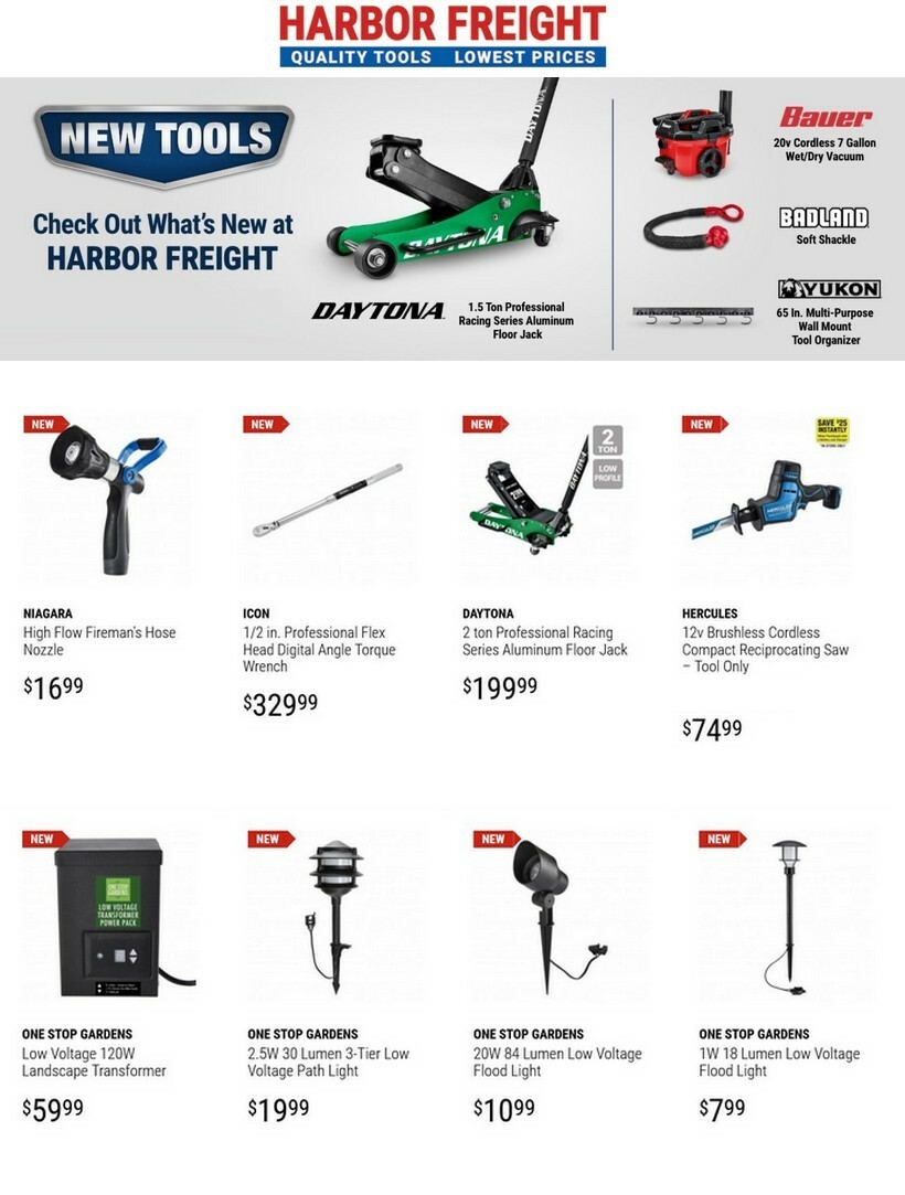 Harbor Freight Tools Weekly Ad from January 4