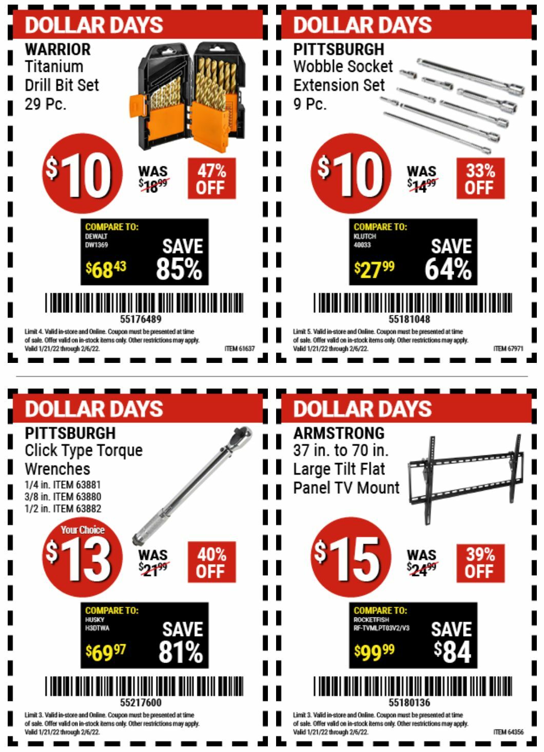 Harbor Freight Tools Weekly Ad from January 21