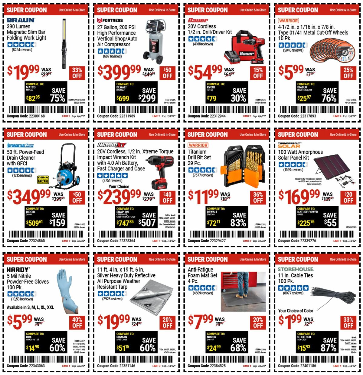 Harbor Freight Tools Weekly Ad from June 20